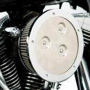 Arlen Ness Stainless Steel Big Sucker Derby Cover Air Filter Kit - Chrome Steel　カタログ番号:1010-0637