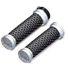 Arlen Ness Soft-Touch Grips - Engraved - Chrome　カタログ番号:0630-0807