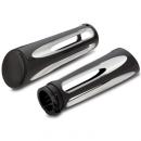 Arlen Ness Billet Grips - Deep Cut - Black　カタログ番号:0630-0484