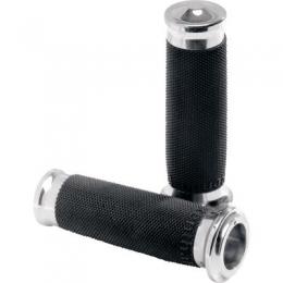 Performance Machine Contour Renthal Wrapped Grips - Chrome　カタログ番号:0630-0738